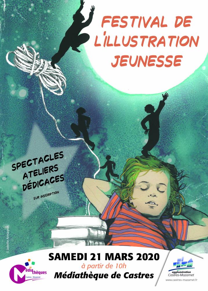 Affiche Festival de l'Illustration Jeunesse 2020