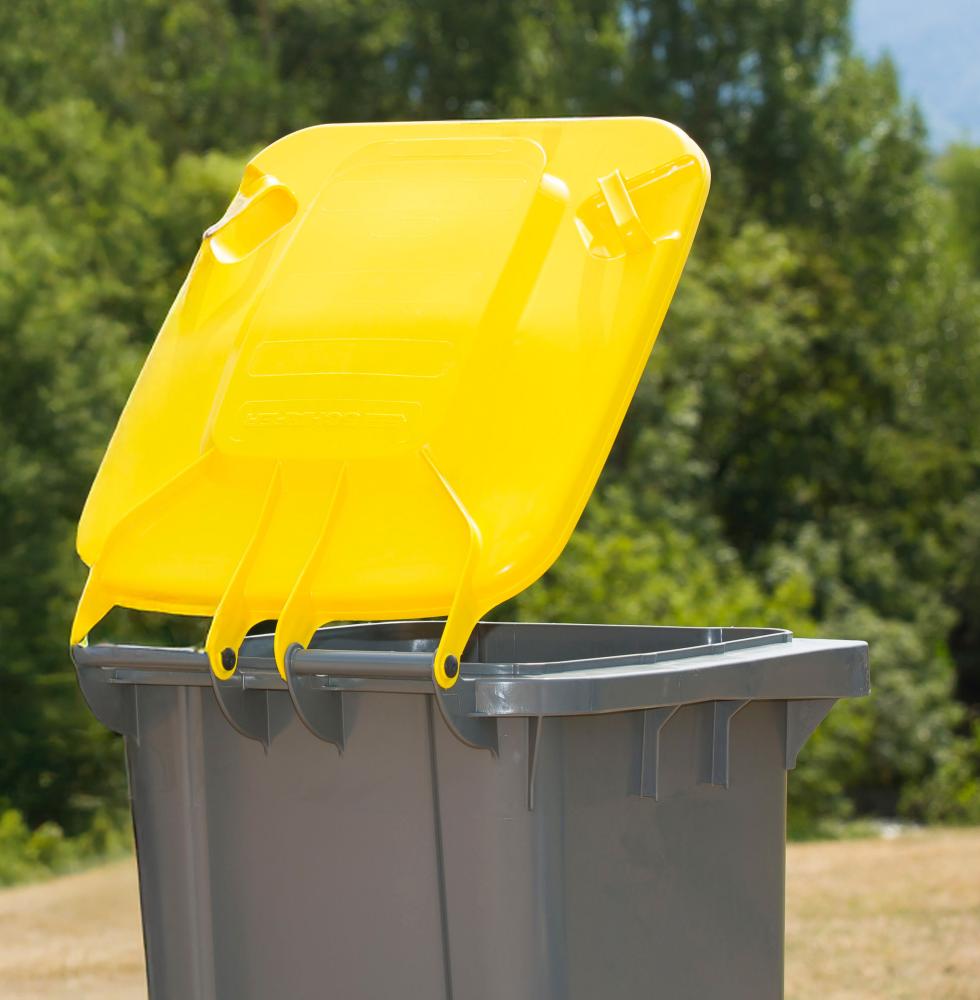 bac individuel de collecte jaune