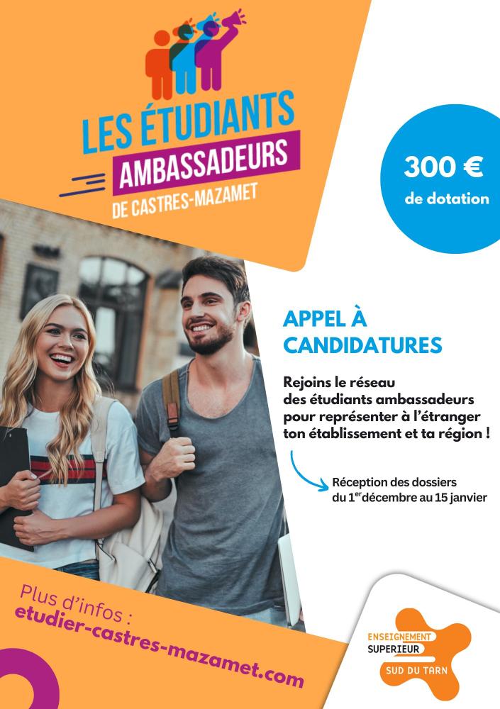 Flyer etudiants ambassadeurs