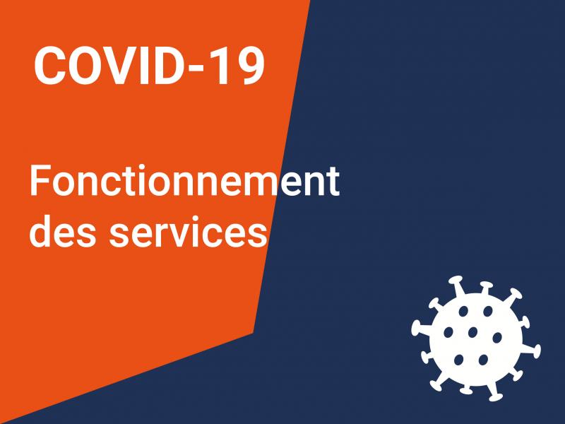 Covid-19 : continuité des services publics