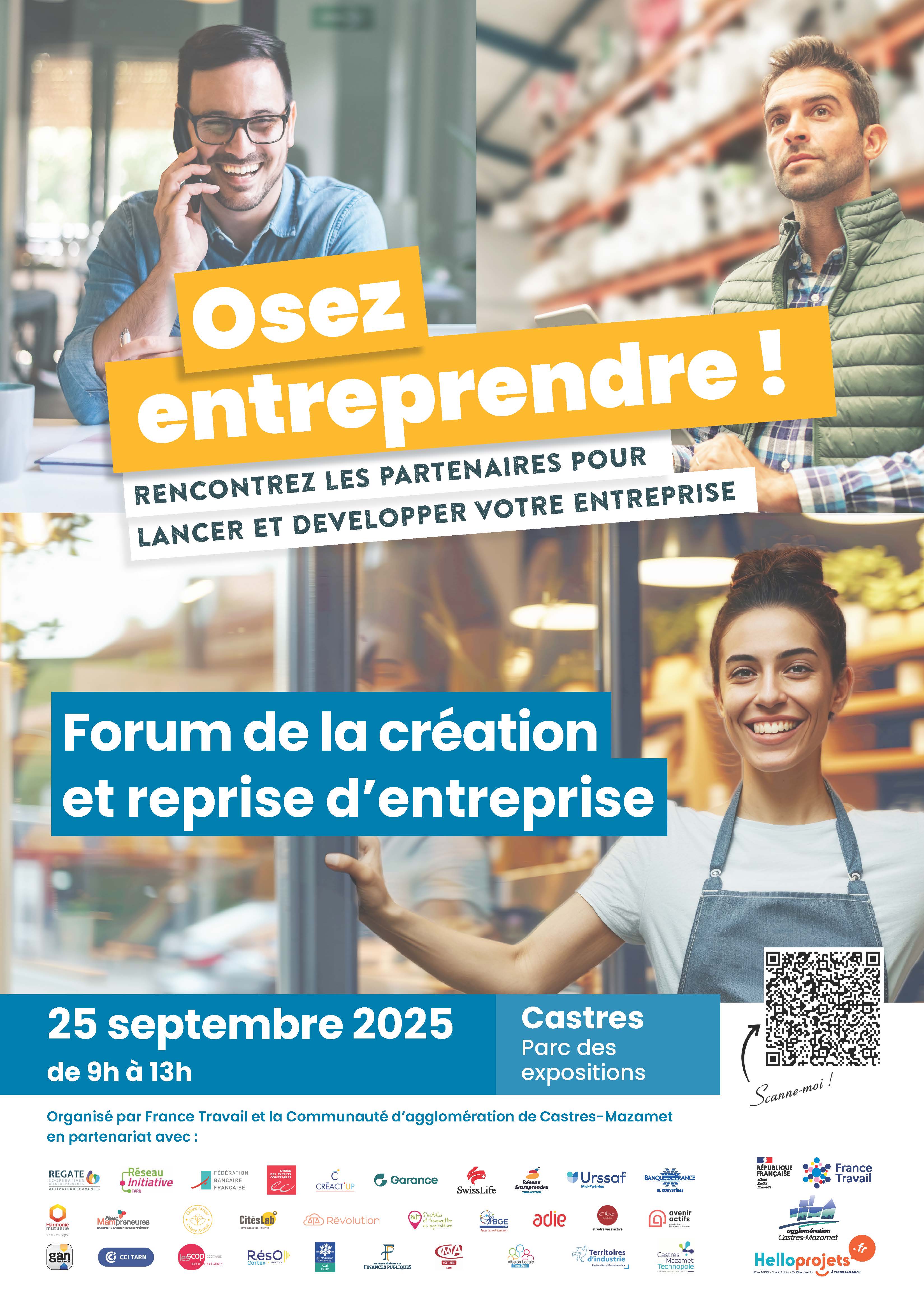 affiche forum entreprendre