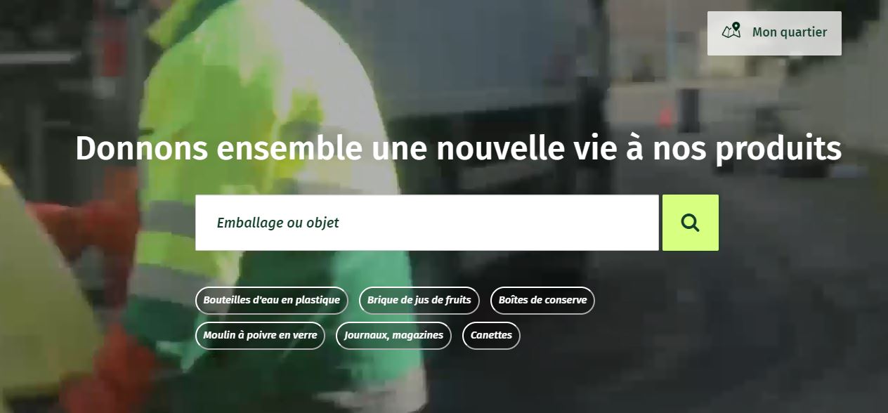 Consigne de tri 