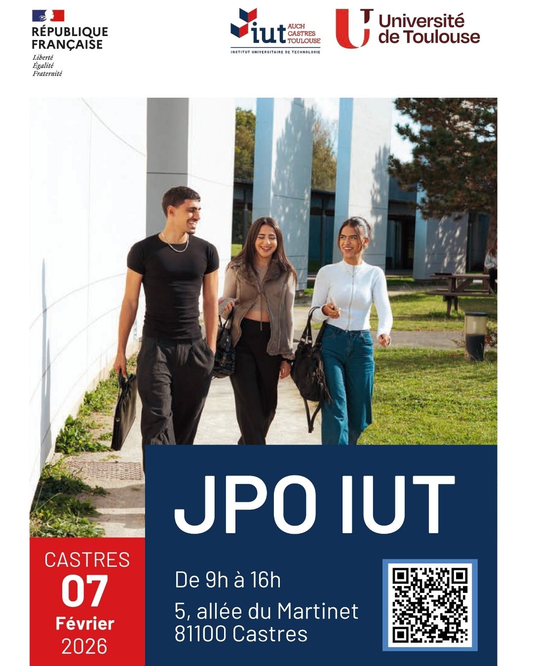 affiche JPO IUT 2026