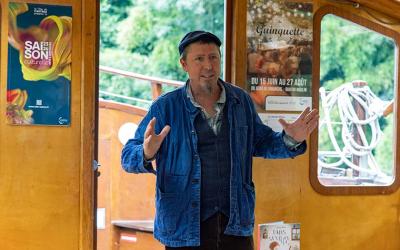 Partir en Livre 2023 avec le Colporteur d'histoires Grégoire Albisetti