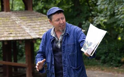 Partir en Livre 2023 avec le Colporteur d'histoires Grégoire Albisetti