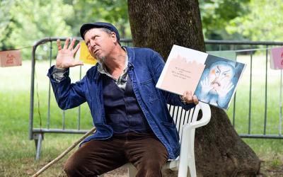 Partir en Livre 2023 avec le Colporteur d'histoires Grégoire Albisetti