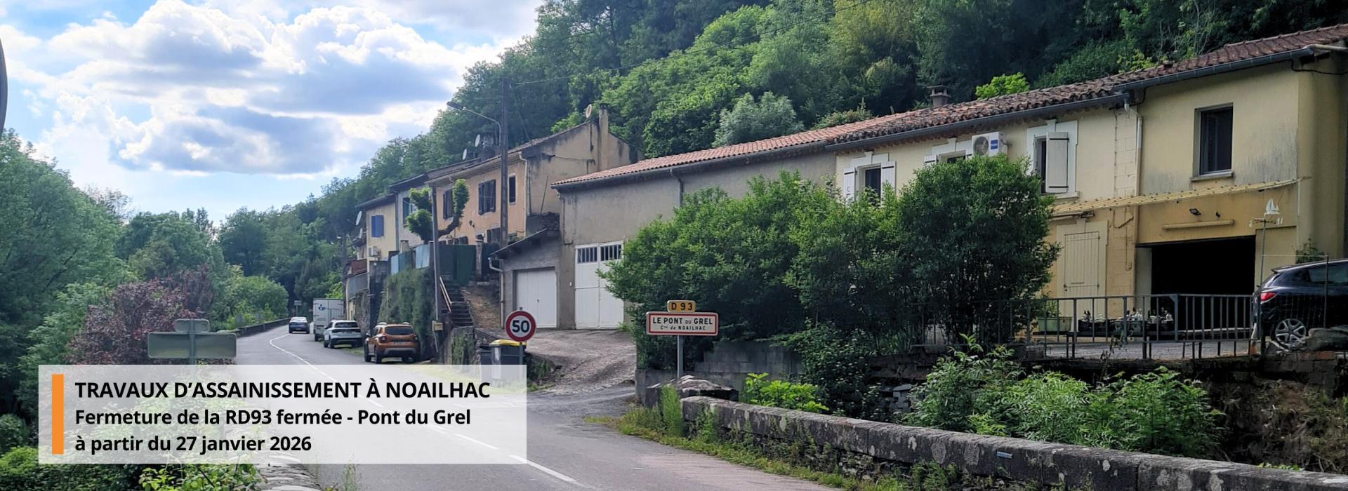 Slider travaux, Noailhac